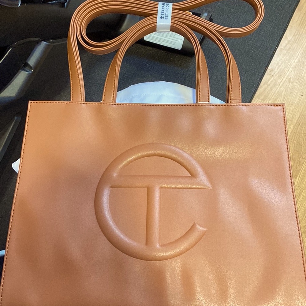 Brand new Telfar Medium Tan Shopping bag.